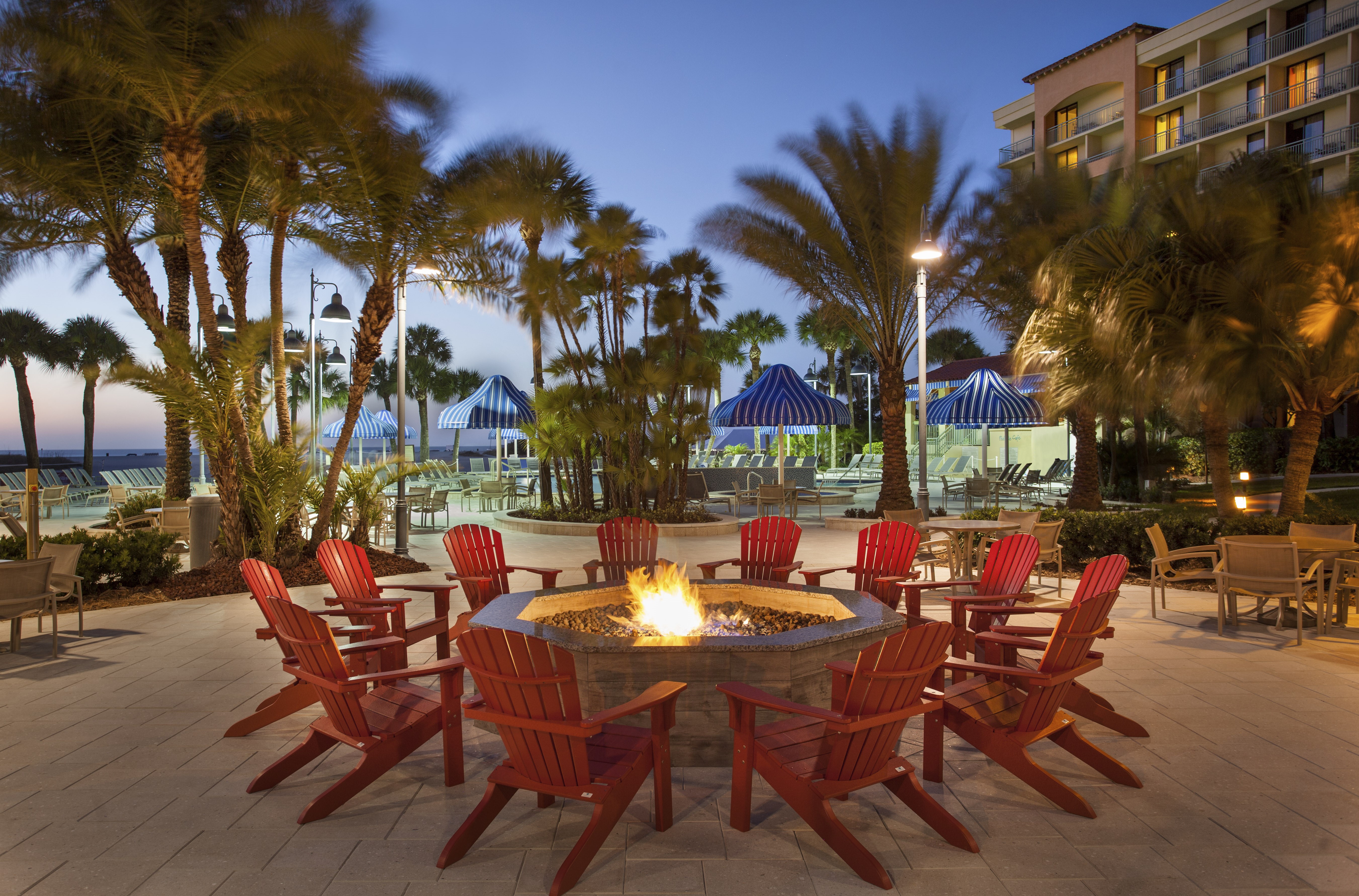 Perfect Evenings On Clearwater Beach, Sand Fire Pit