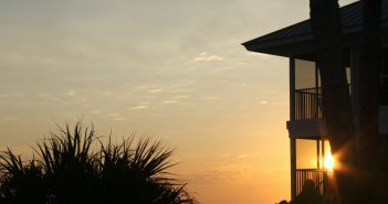 A perfect Palm Island Resort sunset