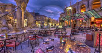 The indoor patio at TREVI