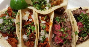 A dash of fresh cilantro makes these street-style tacos extra good at Tacos Chiwas