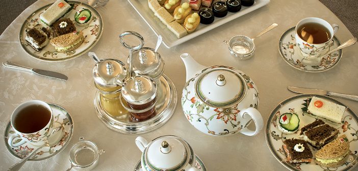 Nibble on finger sandwiches and other treats with Mom at The Phoenician’s high tea