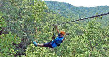 The Gorge zipline is America's fastest and steepest treetop canopy tour