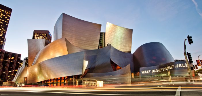 The Walt Disney Concert Hall, one of four venues that comprise The Music Center